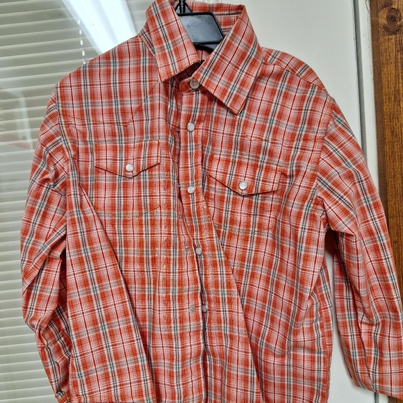 Western pearl snap shirt boys size small - Picture 1 of 2